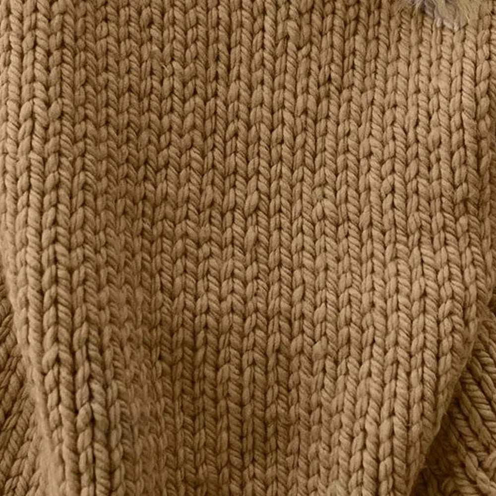 Stella | Lässiger Strickpullover mit halblangem Kragen