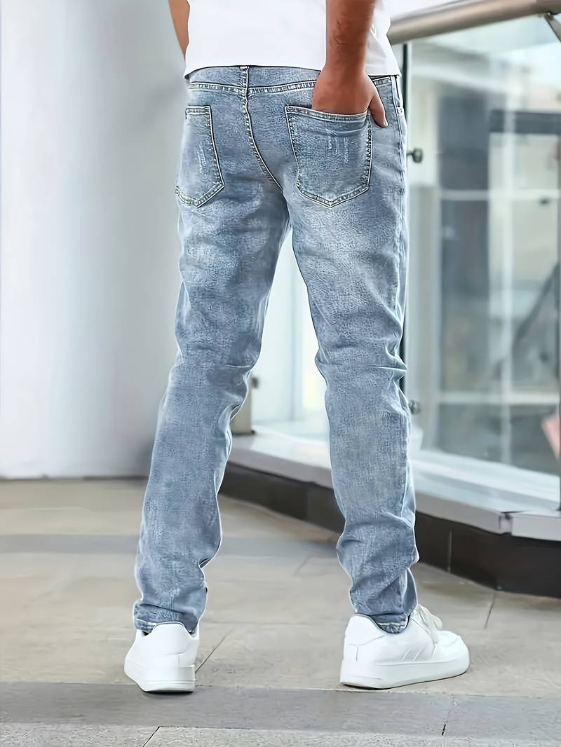 Jacob – lässige jeans mit mittlerem stretchanteil für herren