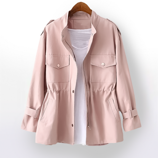 Elfrieda | Damen Atemberaubender Trench Mantel | Warme