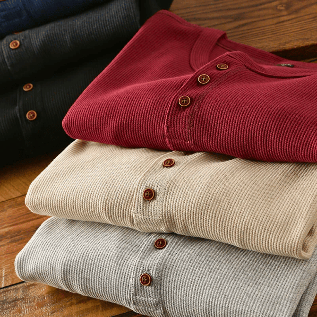 Simmons Heritage Henley | Hemd aus Baumwolle