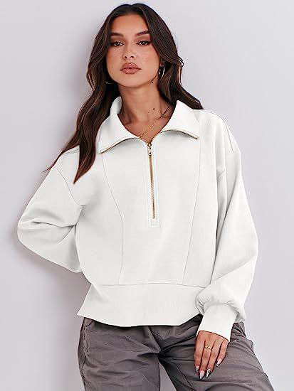 Stylischer Zipper Sweatshirt