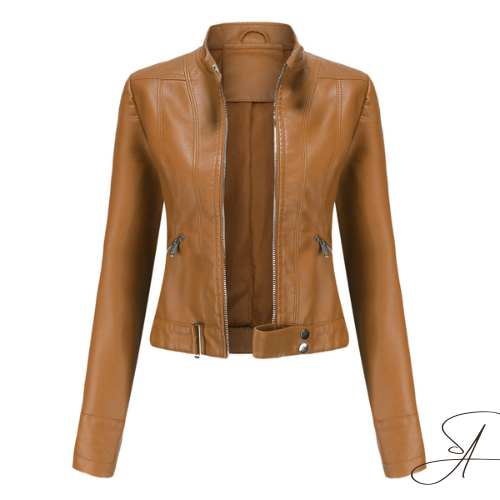 Elegante Lederjacke