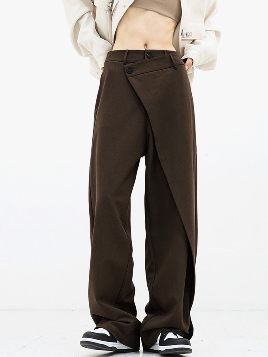 Anna | Asymmetrischer Baggy Broek