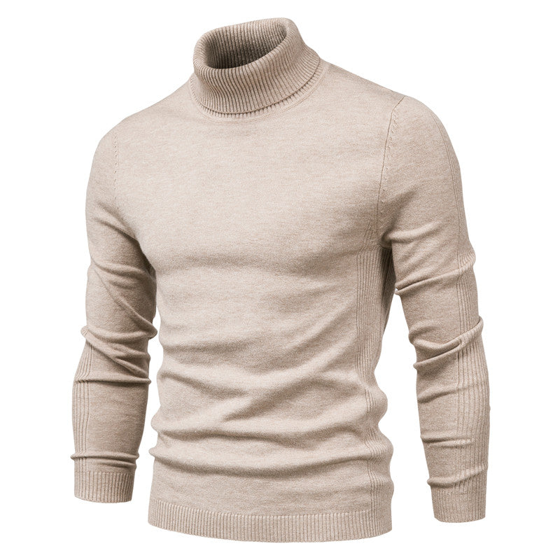 Dragan - Heren-Turtleneck Basic Kasjmier Base Sweater