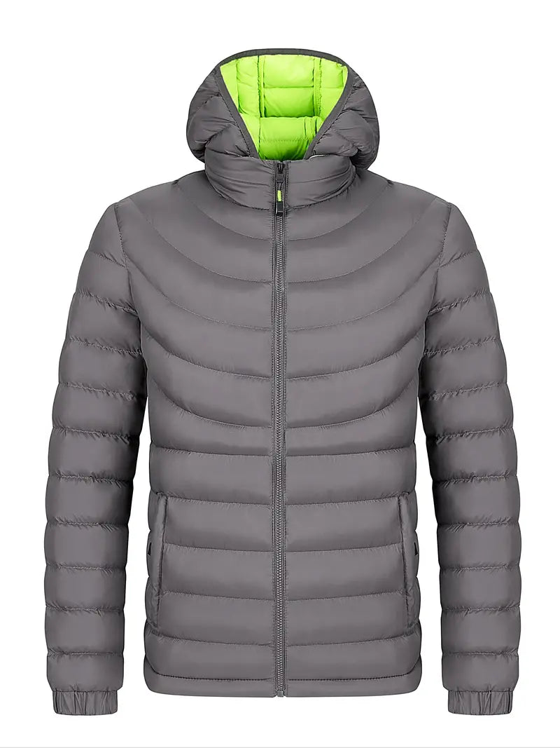 Tom – gefütterte herrenjacke mit stehkragen für herbst und winter