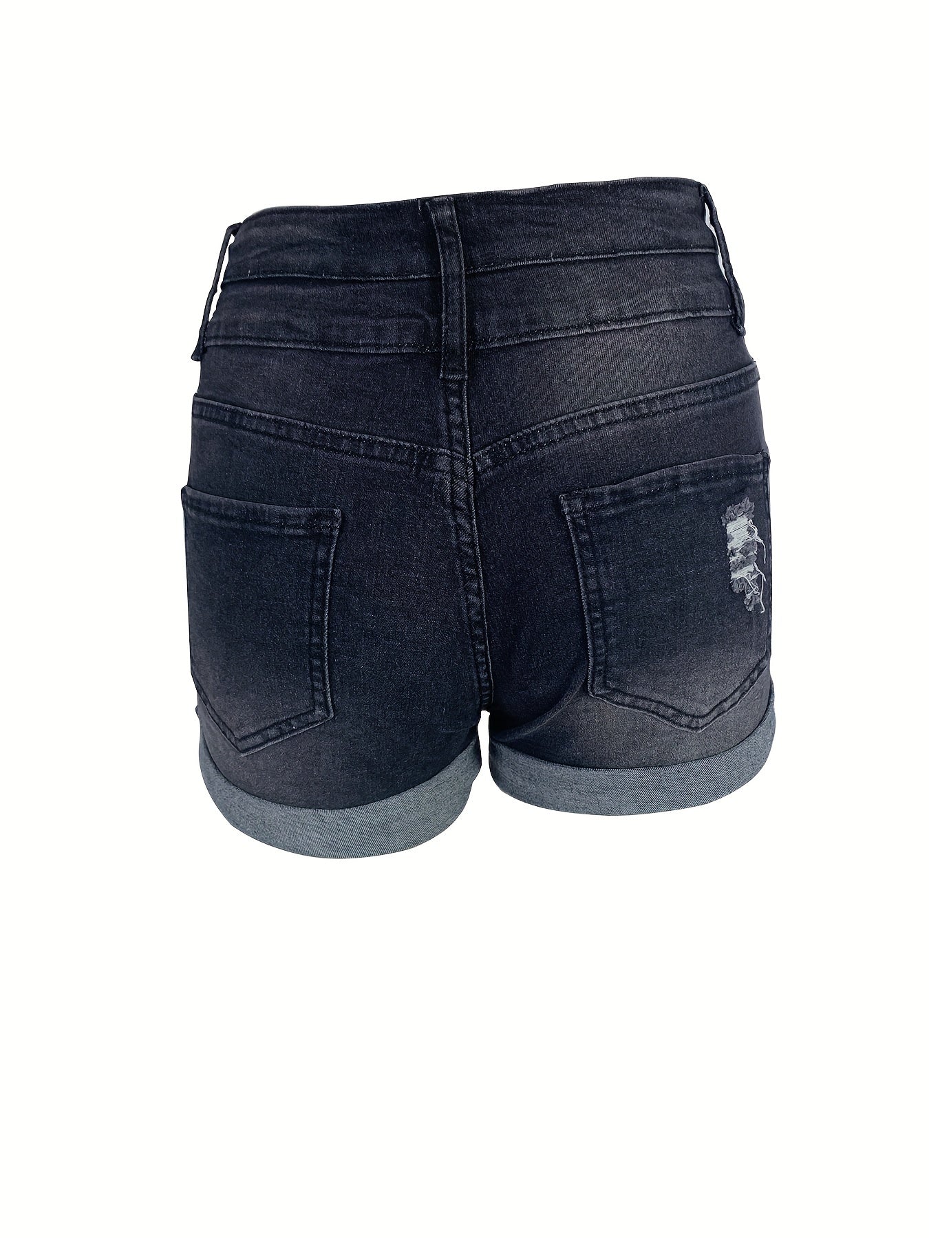 Sanne | Jeansshorts mit Stretch und Taschen