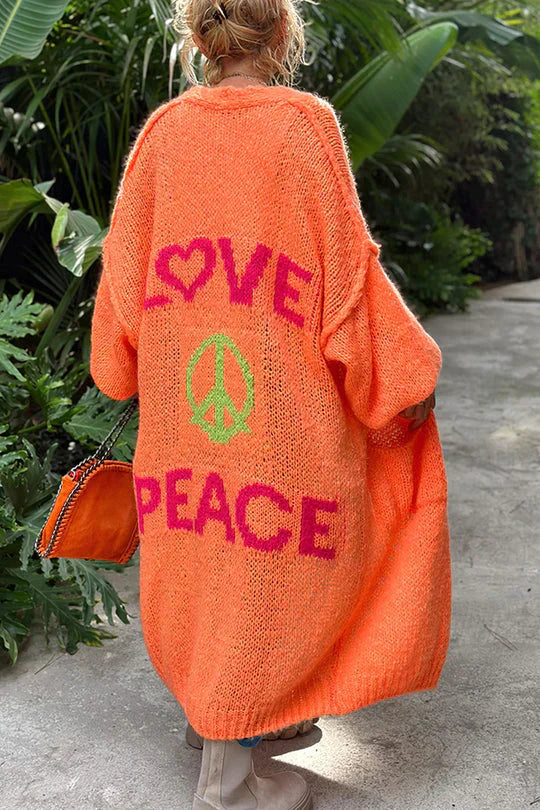 IBIZA | PEACE MODISCHE STRICKJACKE