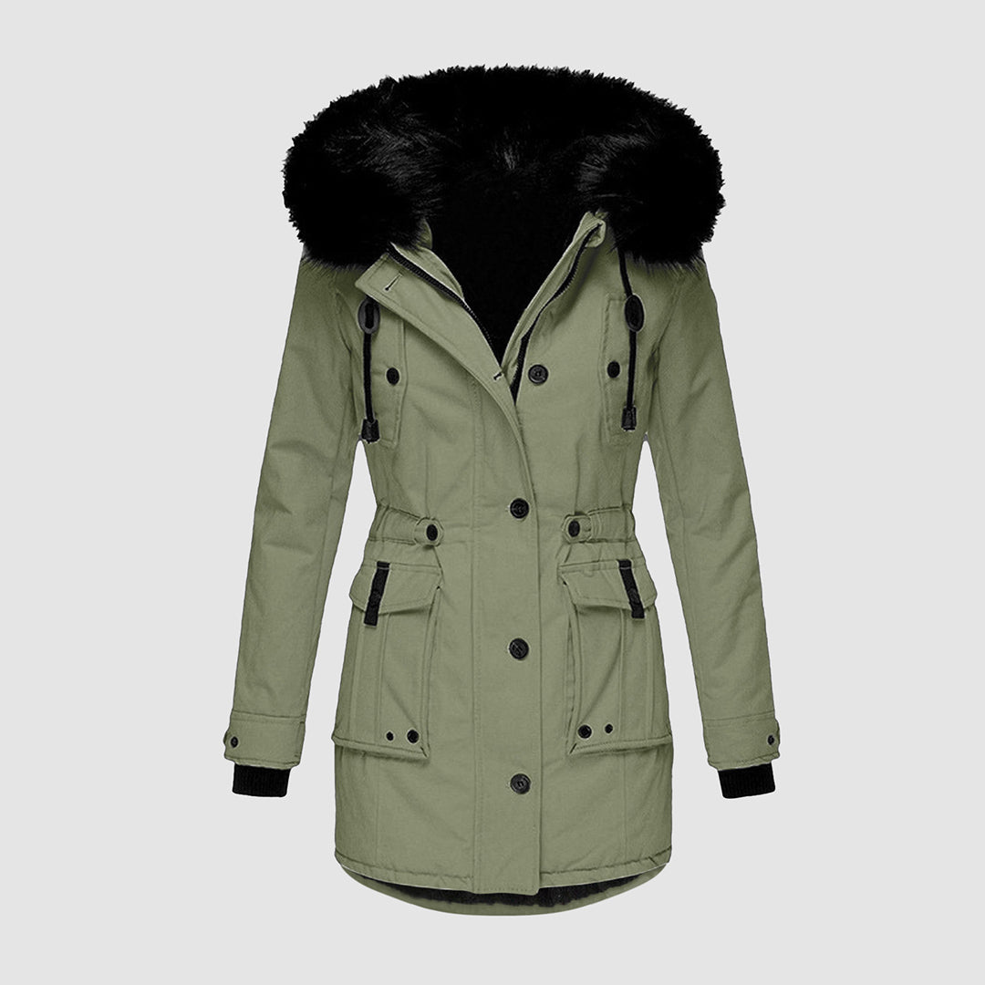 Emilin | Damen Warme Winter Parka | Kapuze