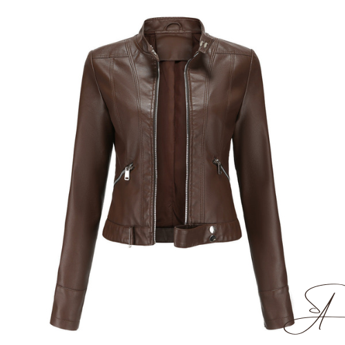 Elegante Lederjacke