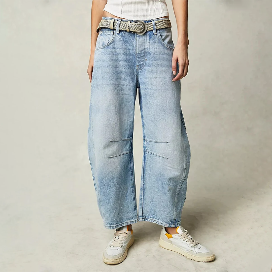 Nea | Comfort Jeans mit weitem Bein