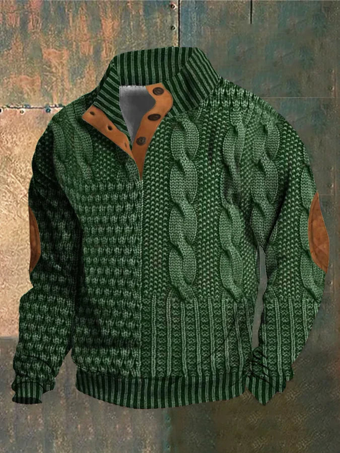 Nilo - Moderner Pullover für Herren mit Strickdesign