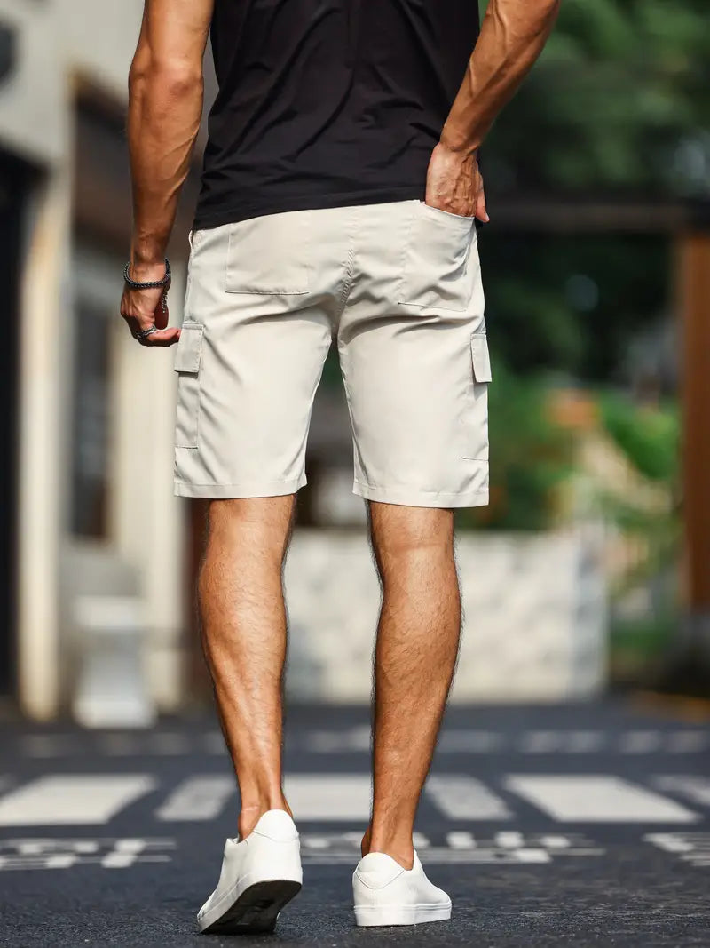 Mark – lässige cargo-shorts mit taschen