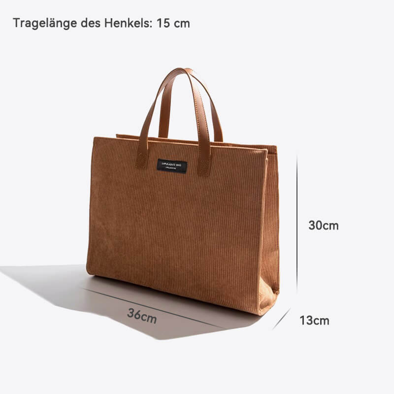 Samt Tasche - Shopping Bag