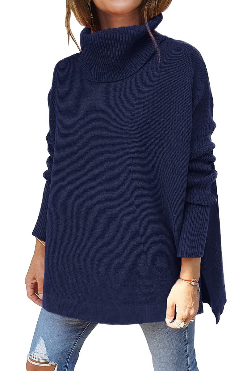 Eleganter Damen-Rollkragenpullover