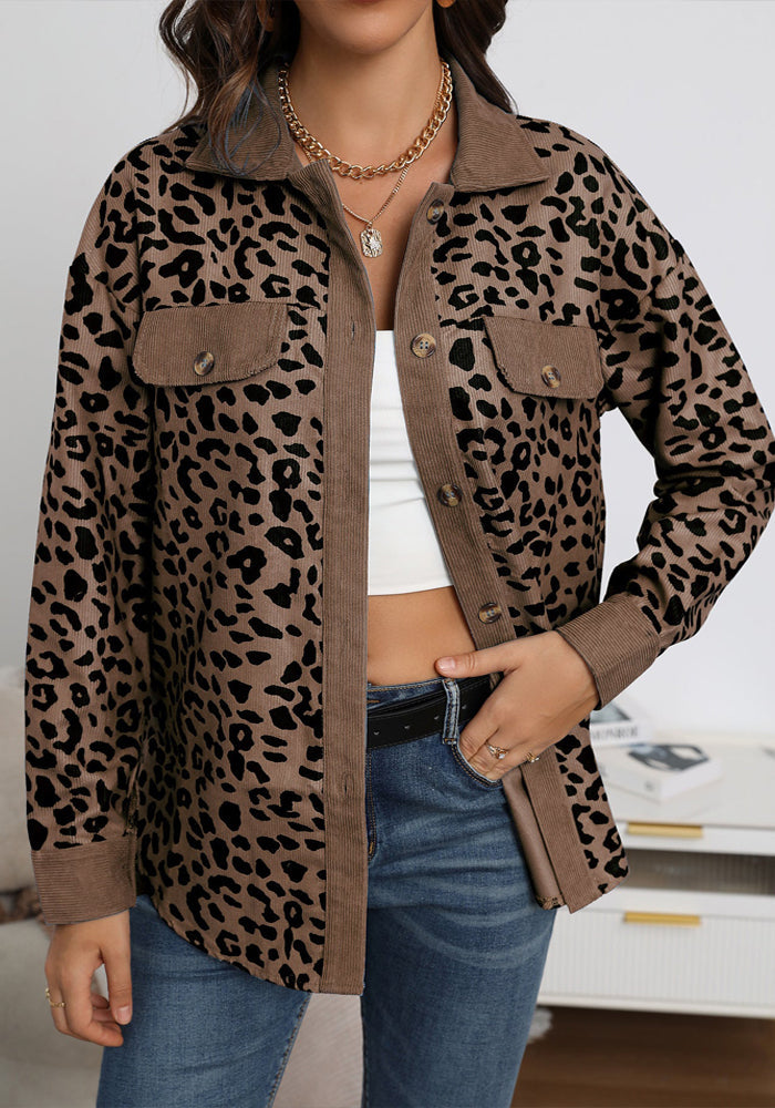 Maddy -  Jacke mit Leopardenmuster