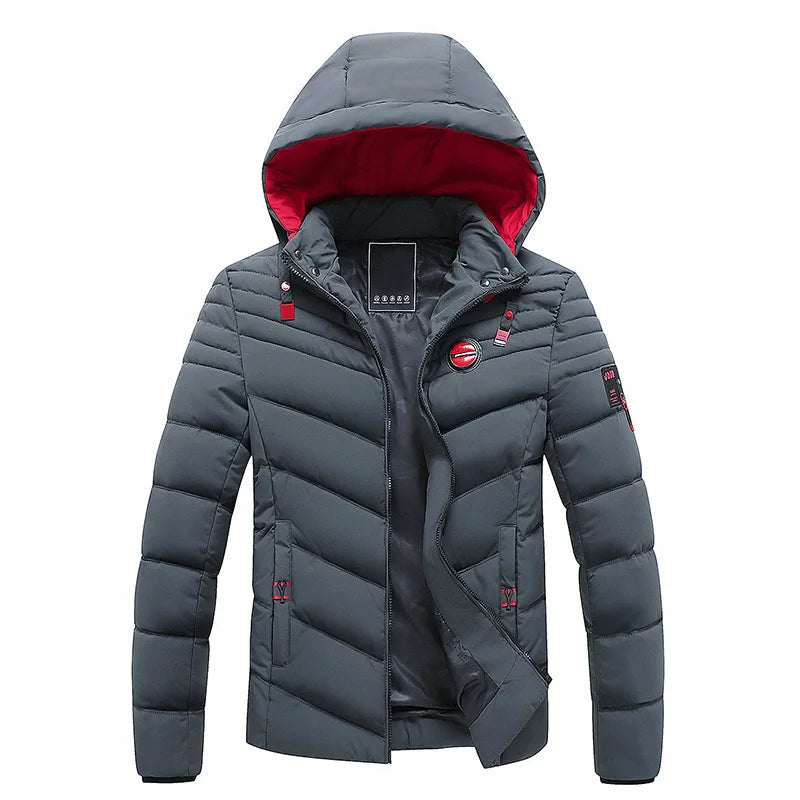 Logan - wasserdichte winterjacke mit kapuze