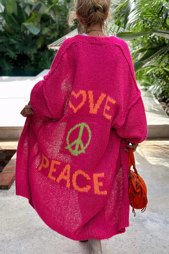 IBIZA | PEACE MODISCHE STRICKJACKE