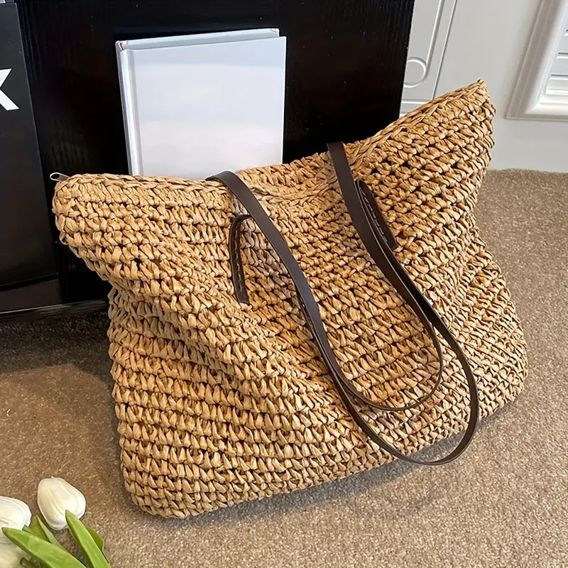 Bellachicha - große gewebte Tragetasche | Tasche im Bohemian-Beachy-Stil