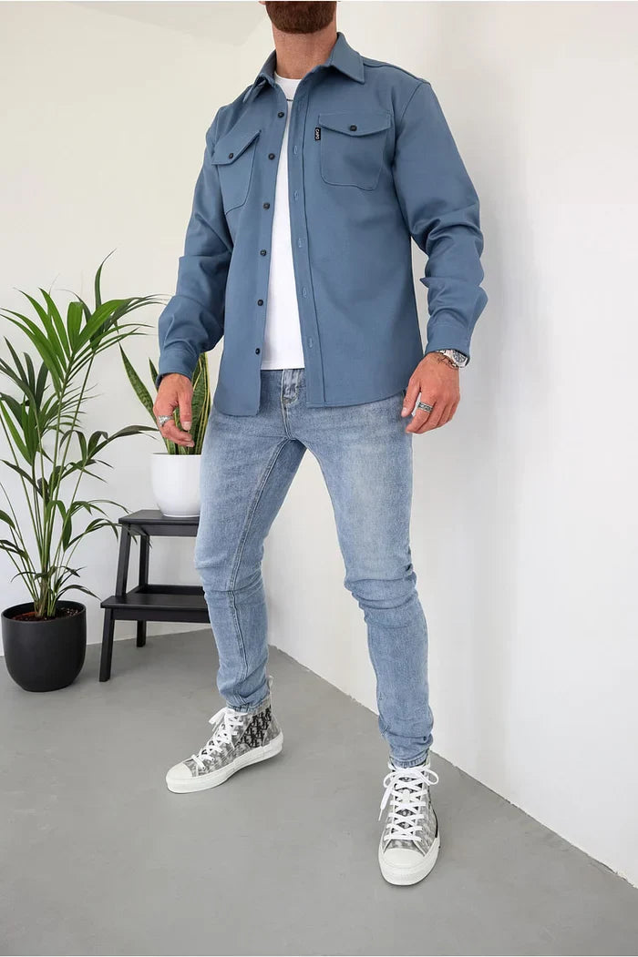 Hemdjacke mit Knopfleiste