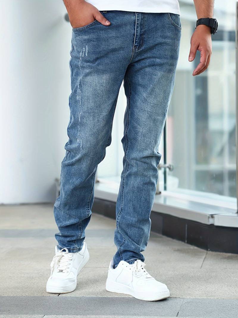 Jacob – lässige jeans mit mittlerem stretchanteil für herren