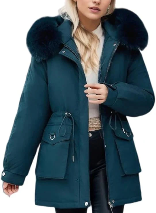 Iris - komfortable & warme damen winterjacke