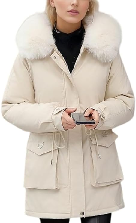 Komfortable & warme damen winterjacke