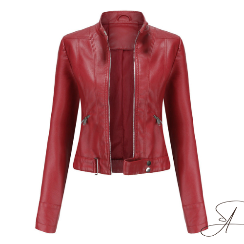 Elegante Lederjacke