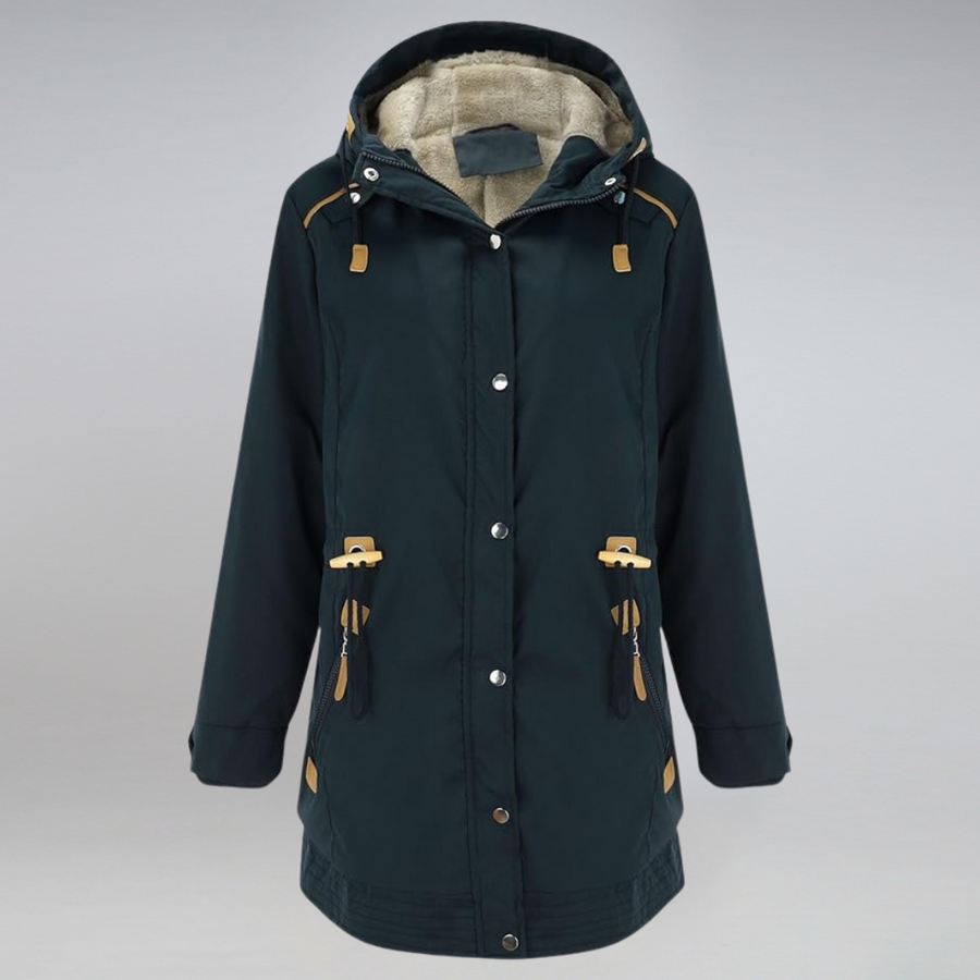 Kuschelige & wetterfeste damen parkajacke