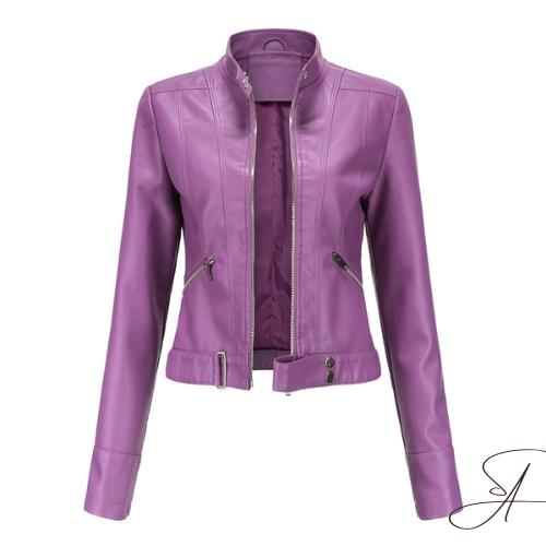 Elegante Lederjacke