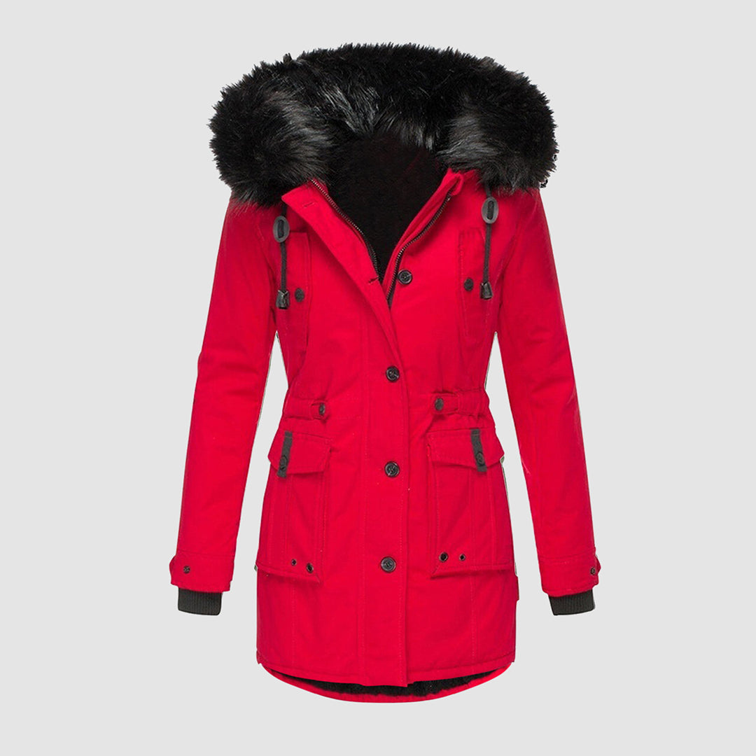 Emilin | Damen Warme Winter Parka | Kapuze