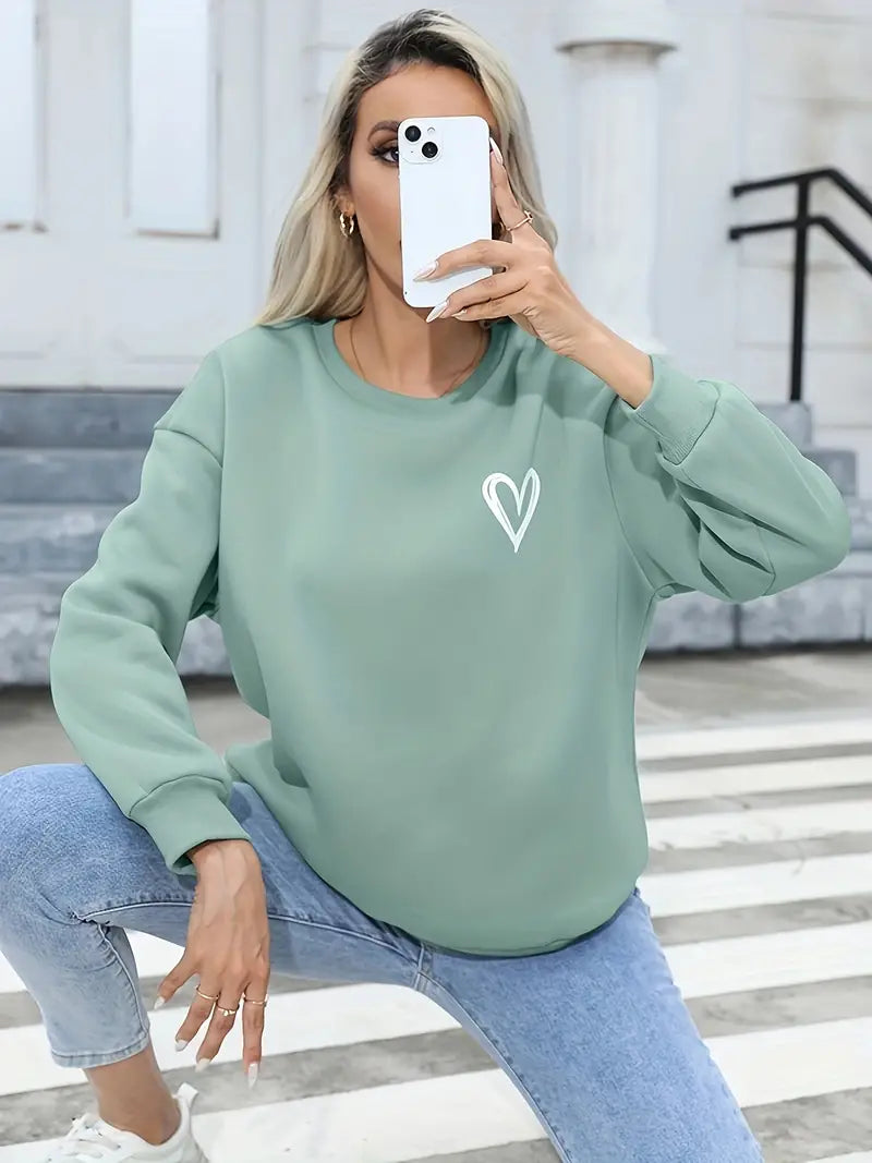 Jessica – stylischer pullover mit herzmuster