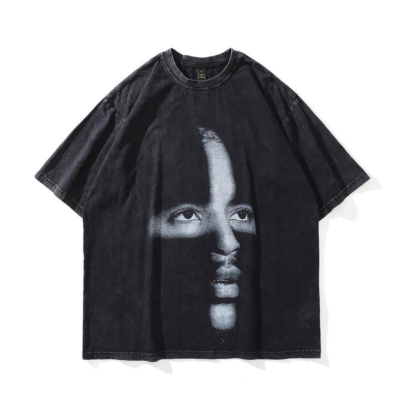 "Graphic Gallery Shirt" - Oversize T-Shirt mit Prints