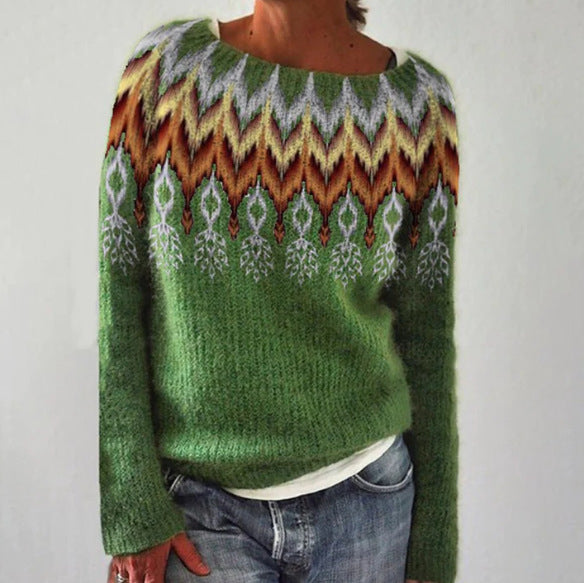 Damen Retro-Pullover in verschiedenen Farben