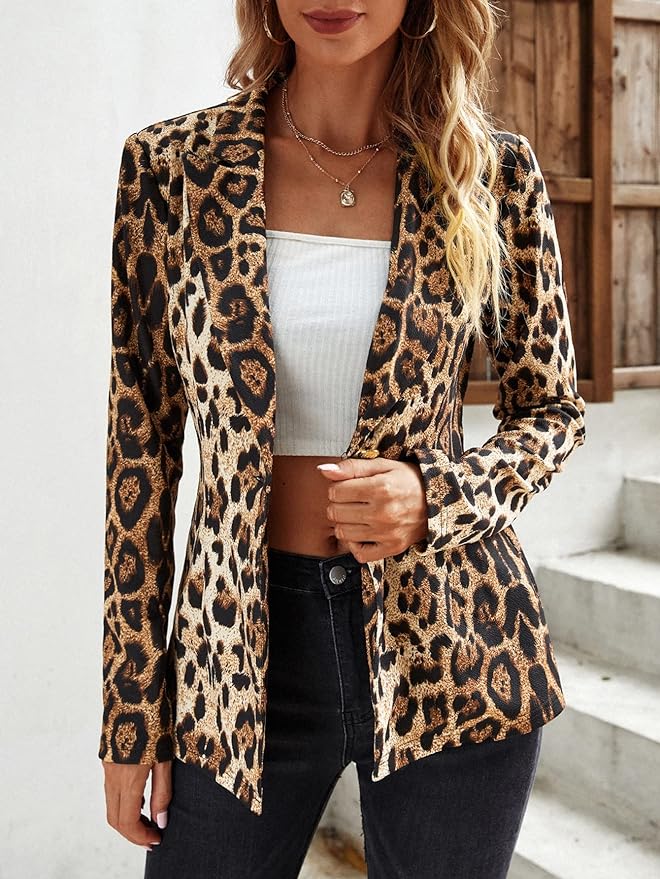 Leoparden Blazer