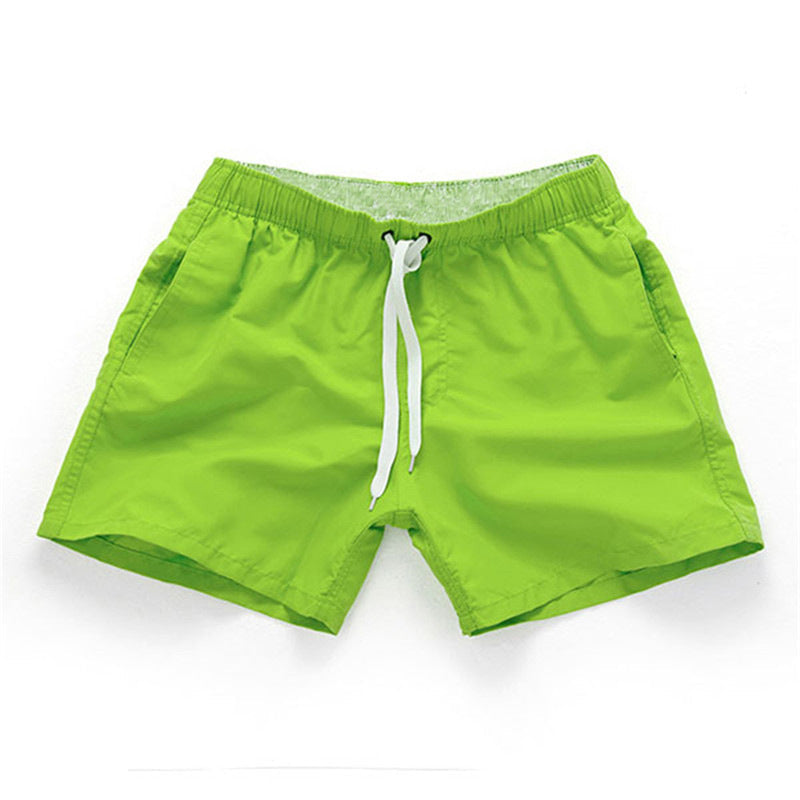 Einfarbige Strandshorts für Herren