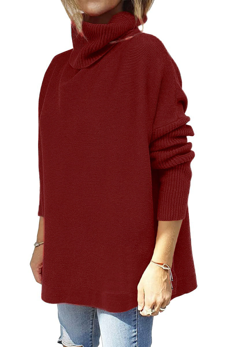 Eleganter Damen-Rollkragenpullover