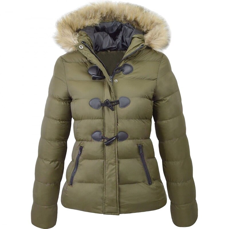 Kuschelige & gefütterte damen daunenjacke