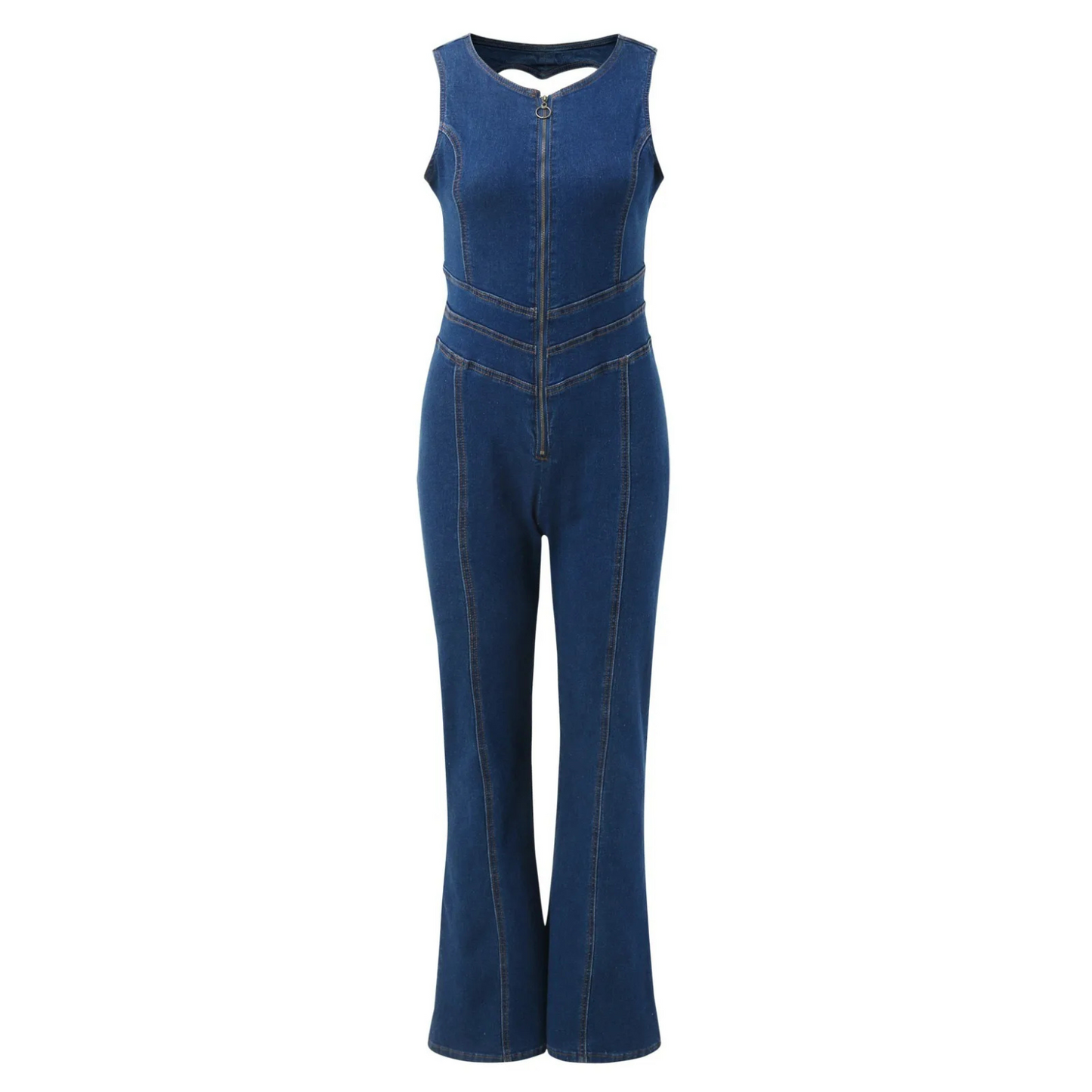 Stella Herz Rücken Denim Jumpsuit