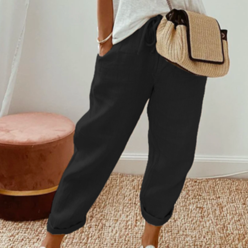 Beinta - Weite Leinenhose für Damen