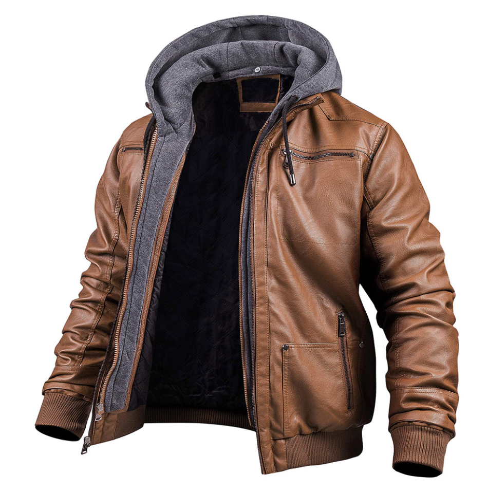 Winterjacke mit Kapuze für Herren