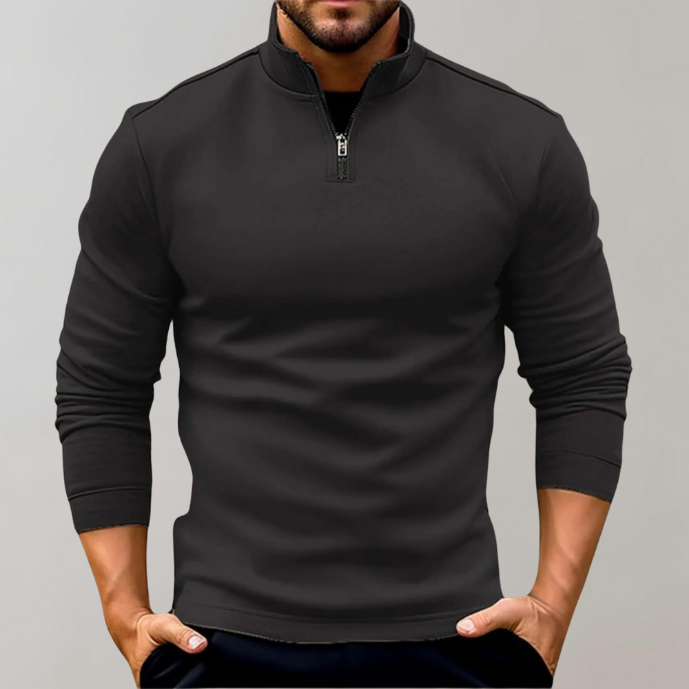 Lyyti | Warm Herren Pullover mit Reißverschluss