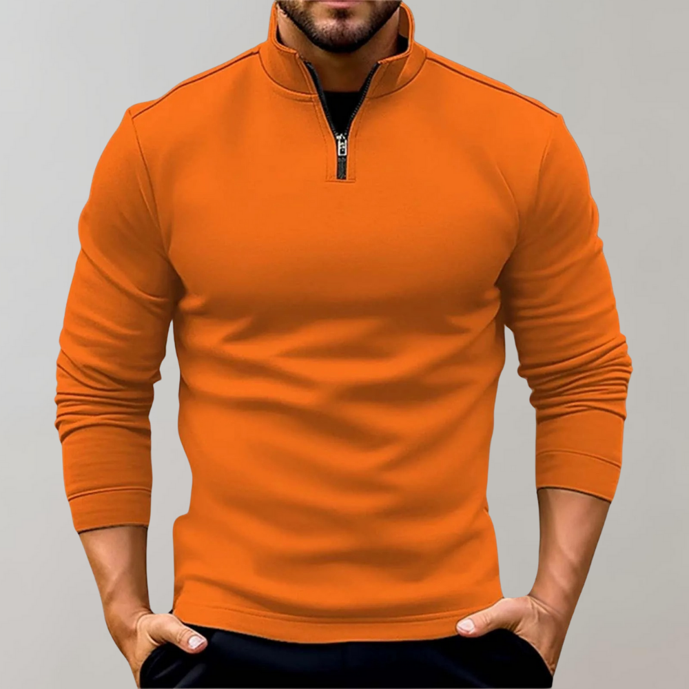 Lyyti | Warm Herren Pullover mit Reißverschluss