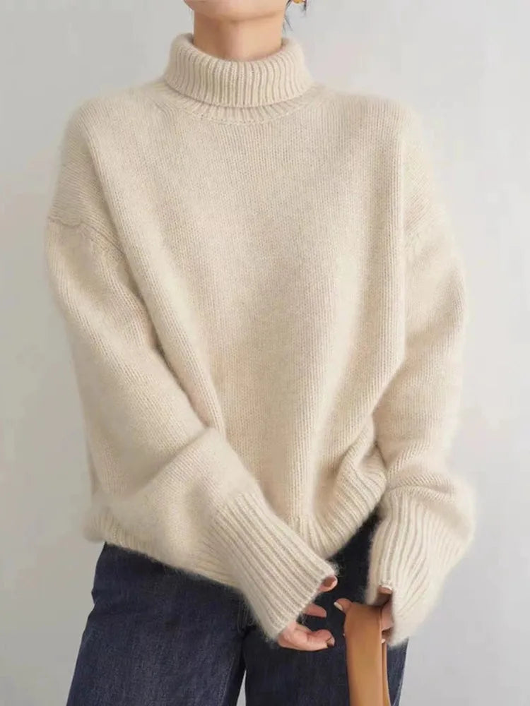 Lisa - Damen-Rollkragenpullover