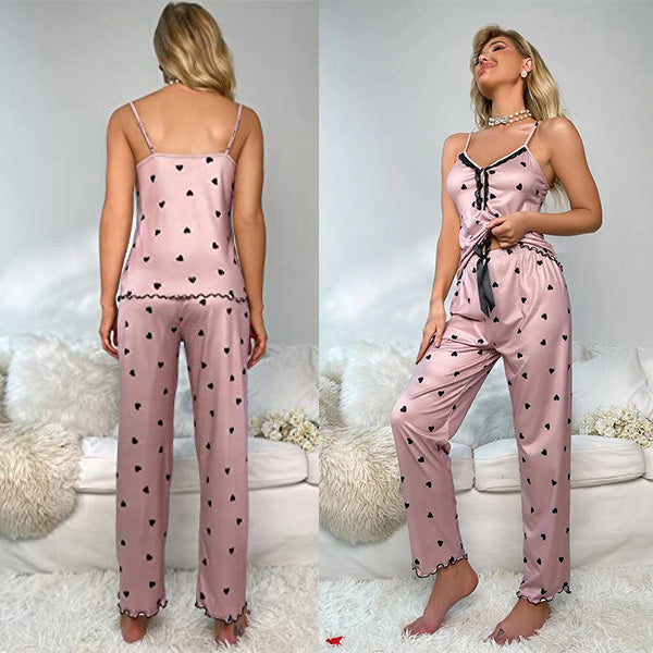 LuxeLounge | Eleganter Damenpyjama