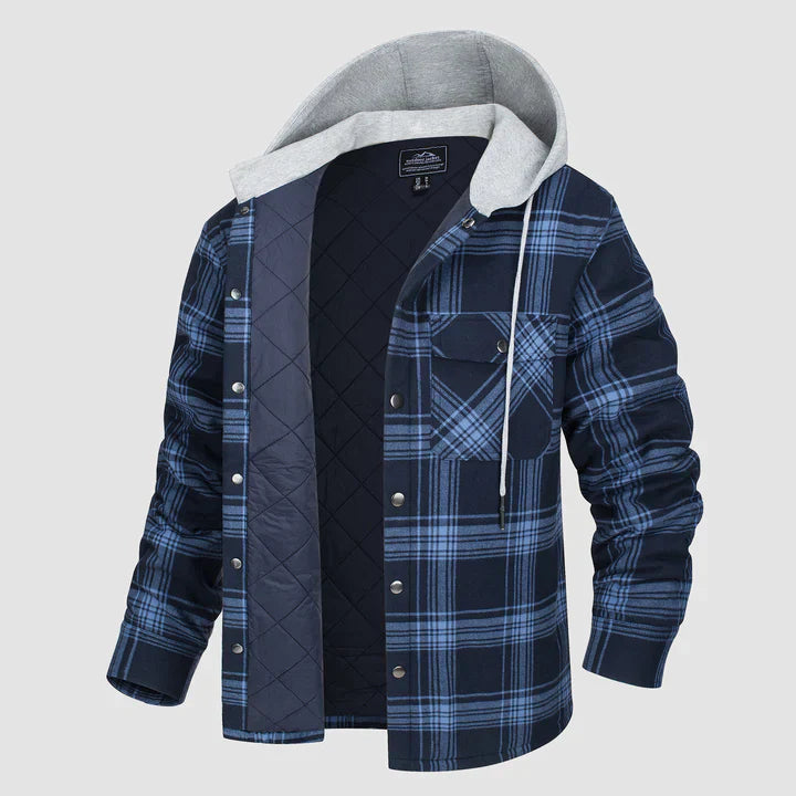 Liam – mit flanell gefütterte winterjacke für herren