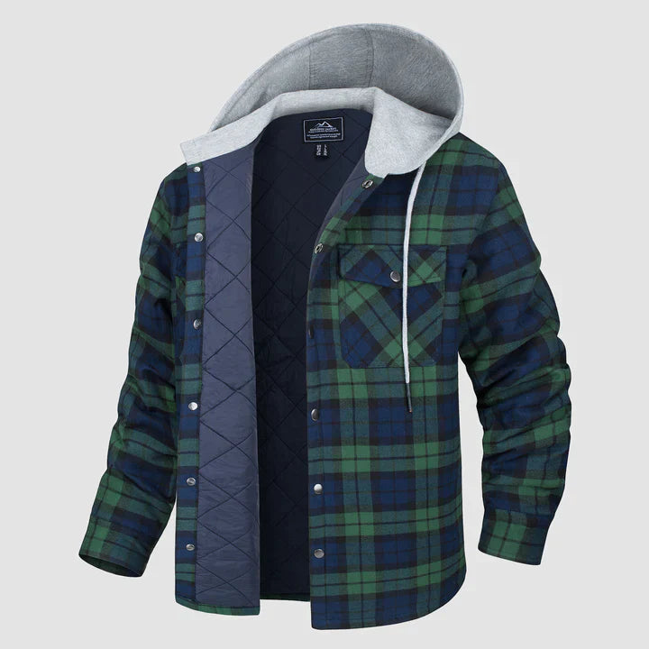 Liam – mit flanell gefütterte winterjacke für herren