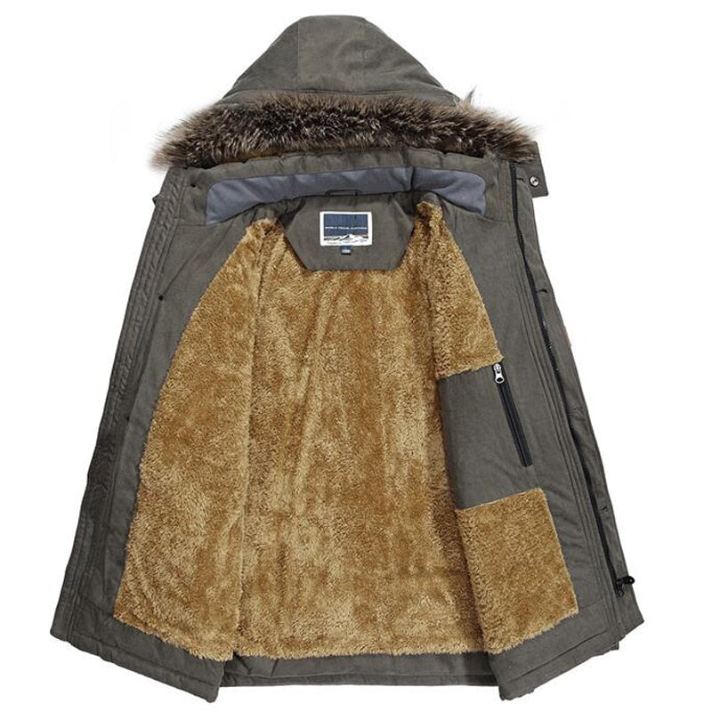 Oliver - Warme Winterjacke mit Fellkapuze