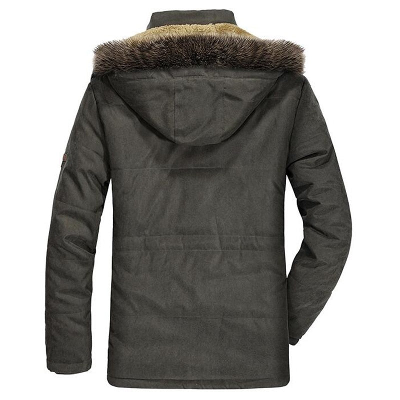 Oliver - Warme Winterjacke mit Fellkapuze