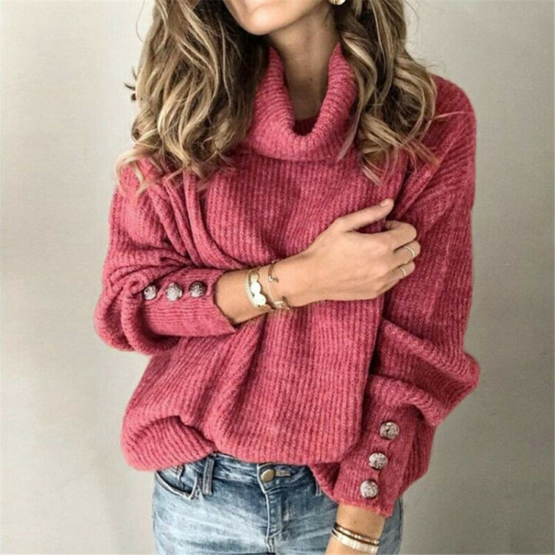 Jacqueline - Damen-Rollkragenpullover aus Strick