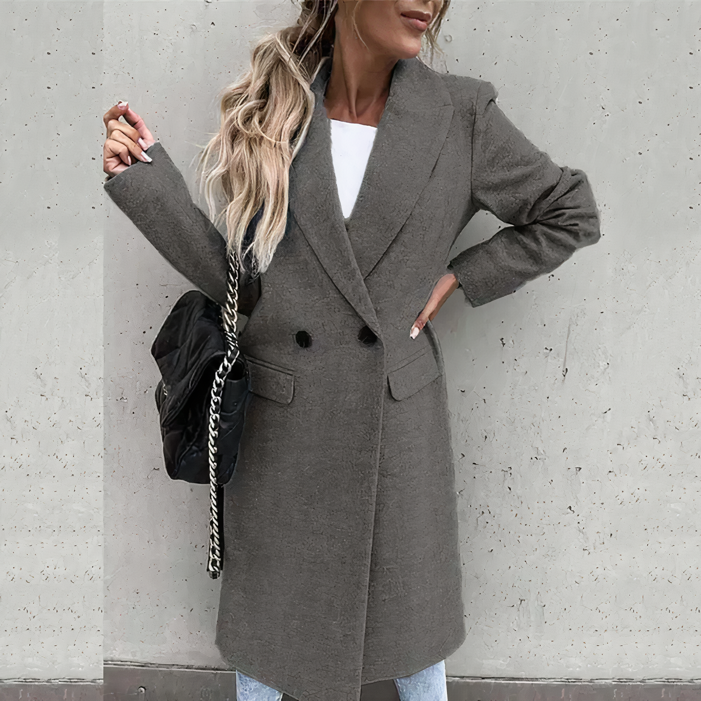 Zweireihiger Trenchcoat - Molly